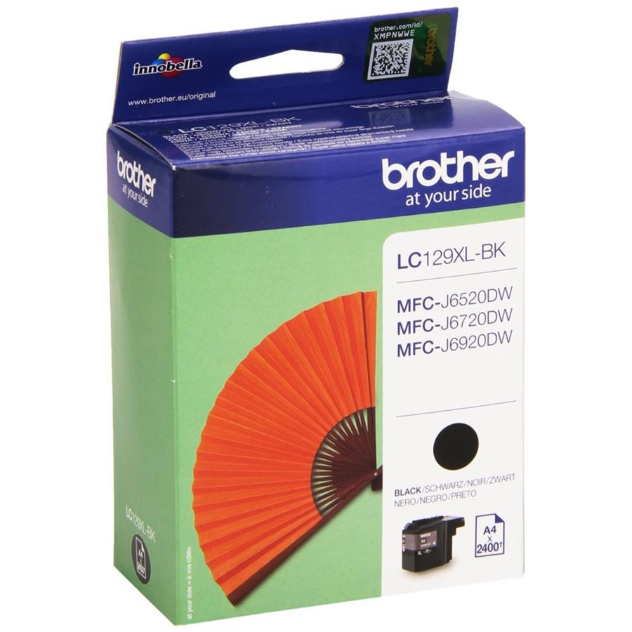 ראש דיו מקורי שחור Brother LC-129XL