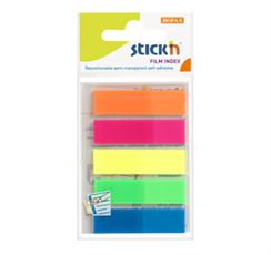 דיגלוני סימון 45x12 צבעוניים Hopax Stick'n(5 צבעים) בצלאל ציוד משרדי