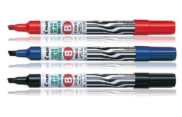 טוש פרמננטי ראש שטוח Pilot SCA-B