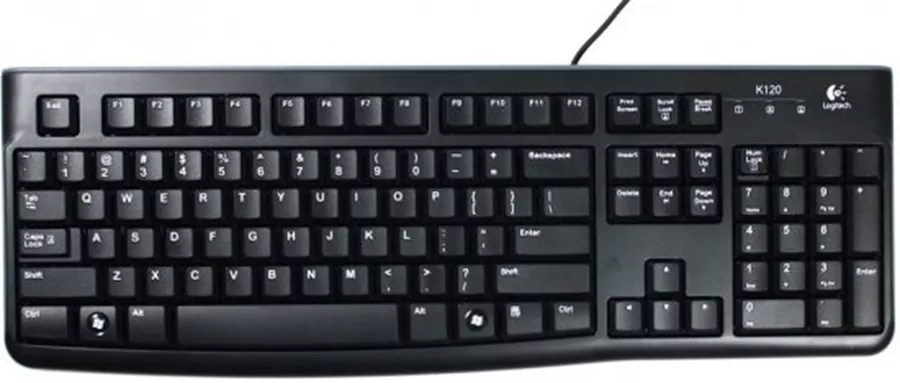 מקלדת חוט  MK120 לוג'יטק