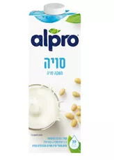 משקה חלב סויה 1 ליטר אלפרו בצלאל ציוד משרדי