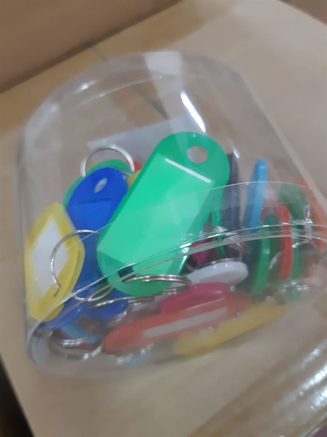 מחזיק מפתחות פלסטיק