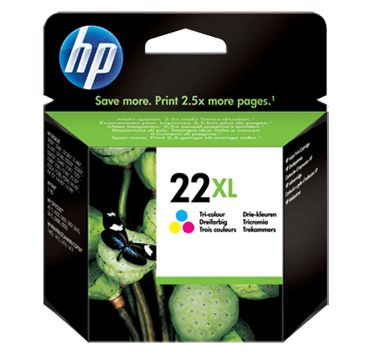 ראש דיו מקורי צבעוני 22XL HP