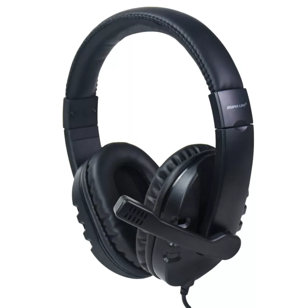 אוזניות סילבר ליין HS 009  חיבור usb