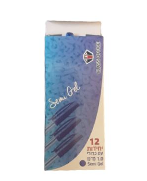 עט כדורי חד פעמי סמי ג'ל CLASS OFFICE 1.0