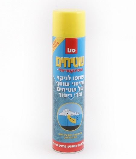 שמפו לניקוי שטיחים ובדים, אירוסול, סנו