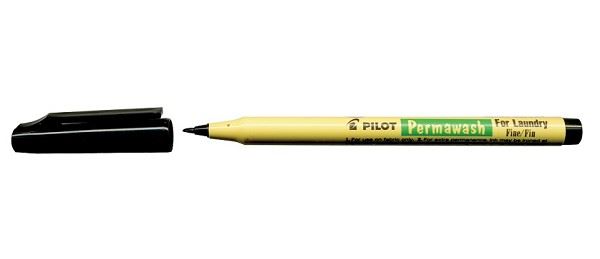 טוש שחור לכביסה Pilot Permwash