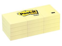 פתקיות ממו צהובות 51X38 מ"מ 653 3M Post-it בצלאל ציוד משרדי