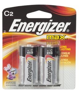 זוג סוללות Energizer C