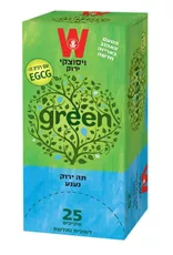 תה ירוק עם נענע 25 שקיקים ויסוצקי בצלאל ציוד משרדי