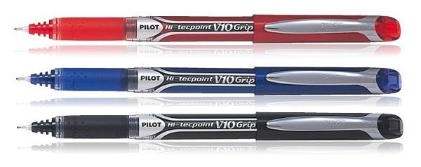 עט עם דיו נוזלי V10-Grip צבע ירוק