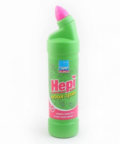 ג'ל WC לניקוי אסלות, 1 ליטר, Hepi, יעקבי