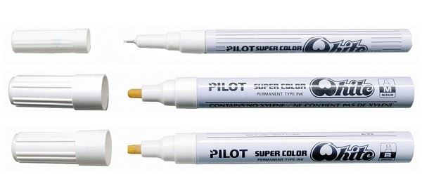 טוש לבן על בסיס שמן Pilot SC