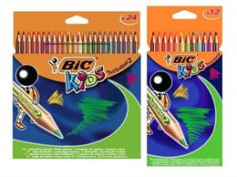 עפרונות צבעוניים BIC KIDS בצלאל ציוד משרדי