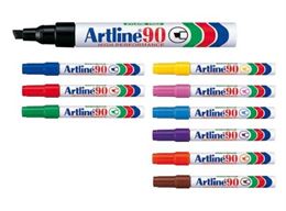 טוש פרמננטי ראש שטוח Artline 90 בצלאל ציוד משרדי