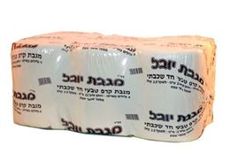 6 גלילי מגבות קרפ טבעי חד שכבתי, יובל בצלאל ציוד משרדי
