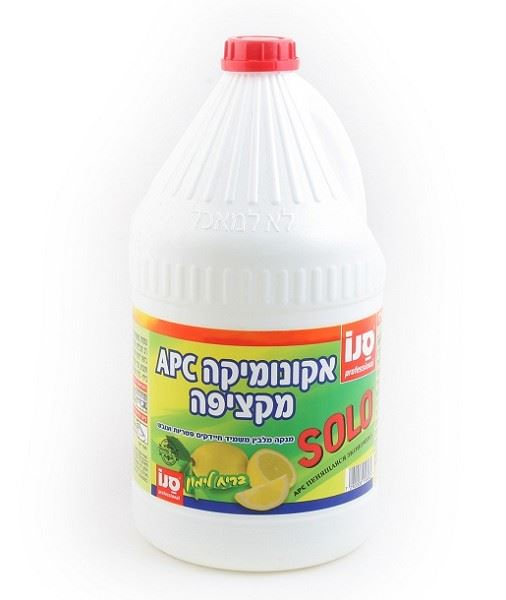 אקונומיקה בריח לימון 4 ליטר, סולו, סנו