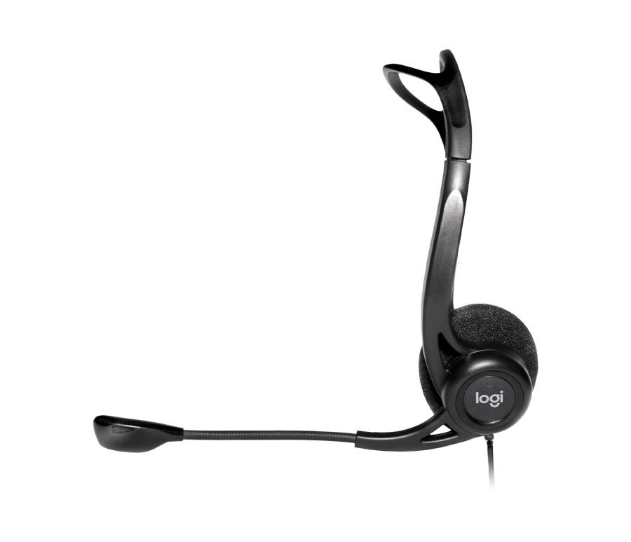 אוזניות קשת עם מיקרופון Logitech 960 USB