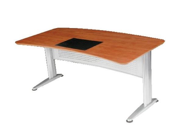 שולחן עבודה עם רגל מתכת ניא, 120X60 ס