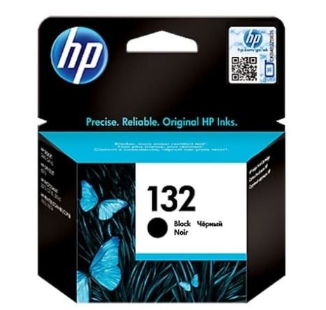 ראש דיו מקורי שחור 132 HP
