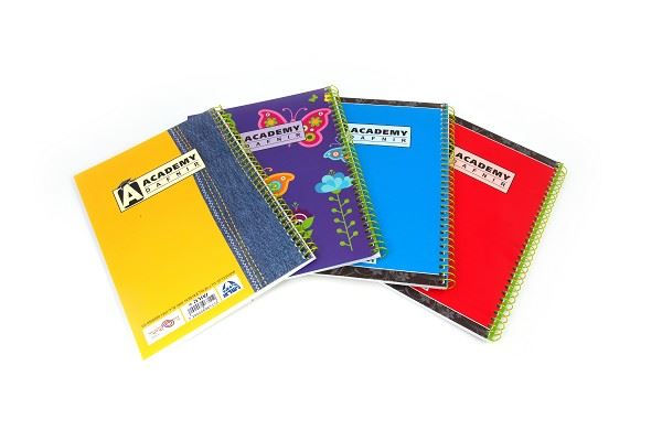 מחברת 5A ספירלה כריכה קרטון