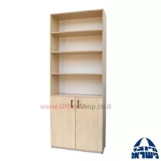 כוננית H210*80*30  +דלתות גובה 80 ס"מ בצלאל ציוד משרדי