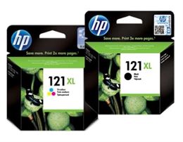 ראשי דיו מקוריים 121XL HP בצלאל ציוד משרדי