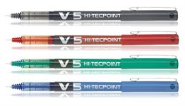 עט דיו נוזלי קלאסי Pilot V5-Hi-tecpoint בצלאל ציוד משרדי