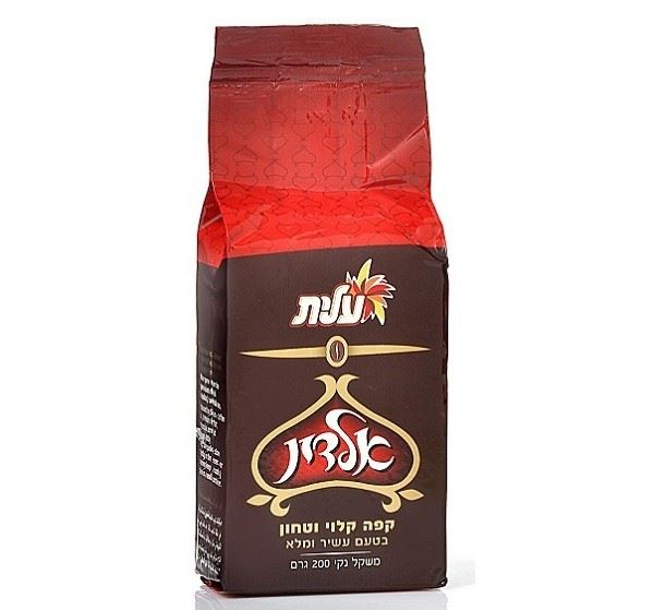 קפה שחור אלאדין 200 גרם, עלית