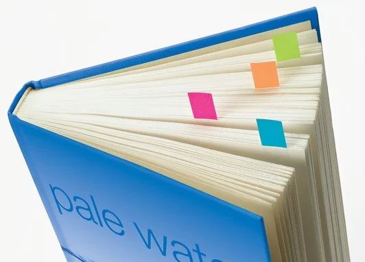 דגלוני סימון צרים 5 צבעים זוהרים 3M Post-it 683-5CB2