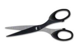 מספריים 6 מקצועיות, ידיות שחורות Kanex