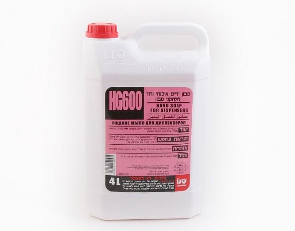 סבון נוזלי למתקני סבון, 4 ליטר HG600 סנו