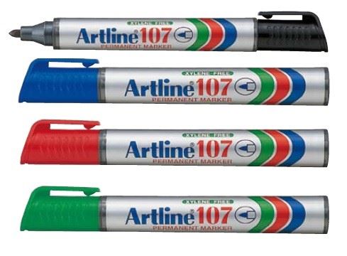 טוש Artline 107 צבע ירוק