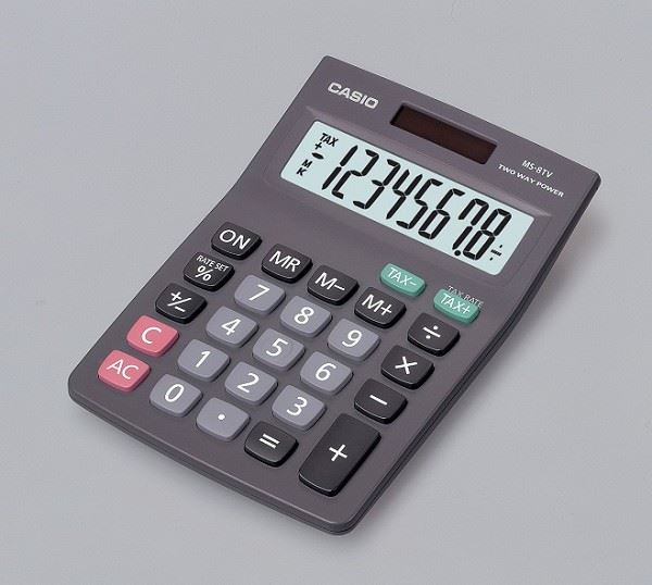 מחשבון שולחני סולארי Casio MS-8T