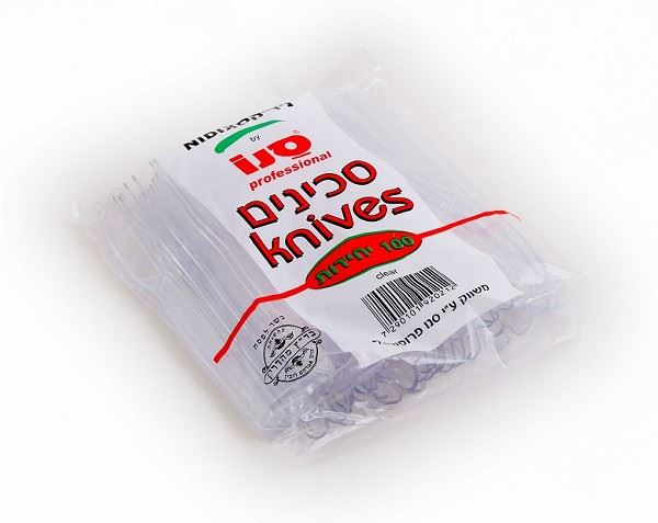 סכיני איכות שקופים ועבים מפלסטיק