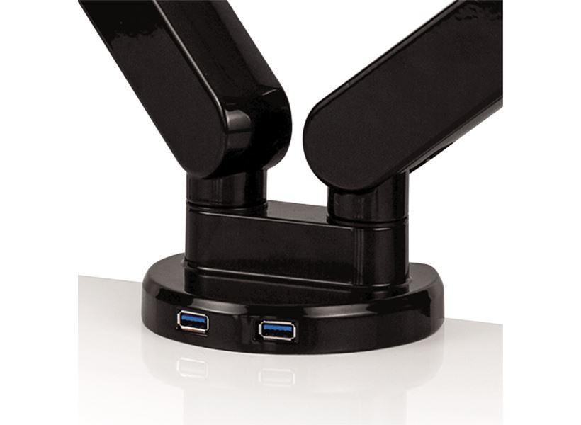 זרוע שולחנית לתליית 2 מסכים Fellowes Platinum