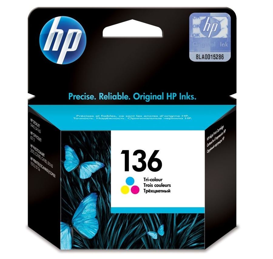 ראש דיו מקורי צבעוני 136 HP