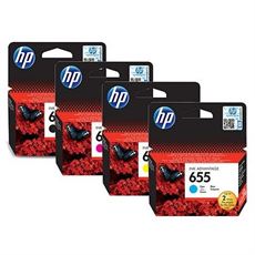 ראשי דיו מקוריים 655 HP בצלאל ציוד משרדי